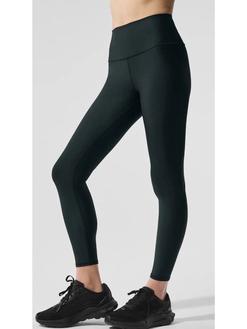 Alo Yoga 7/8 High-waist Airlift Legging Charcoal Green Size Medium NWT